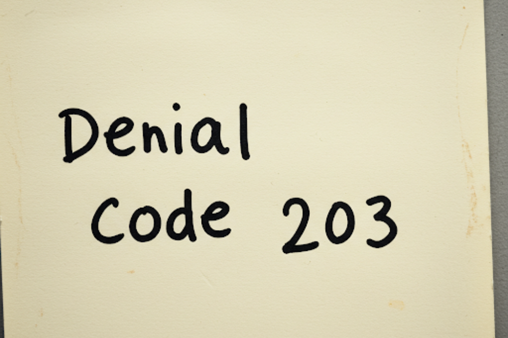 Denial code 203