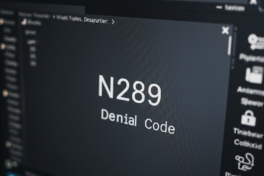 Denial code N289