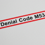 Denial code M53