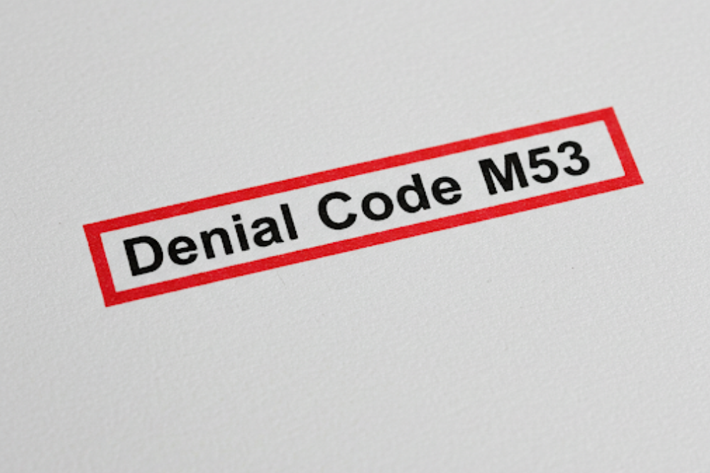 Denial code M53