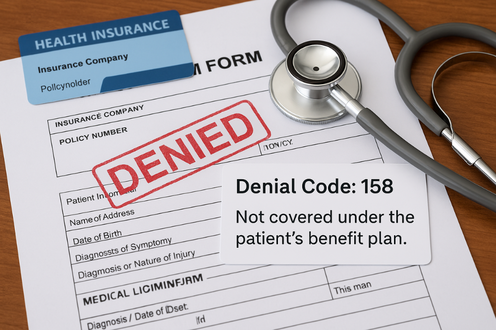 Denial Code 158