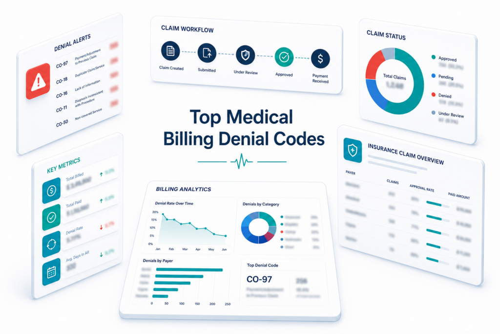 Top Medical Billing Denial Codes